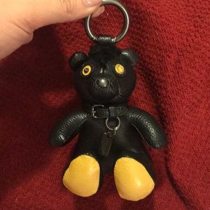 Coach Teddy Bear Keychain Bag Charm